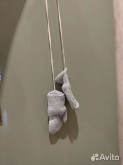 Варежки зимние детские на 1 год