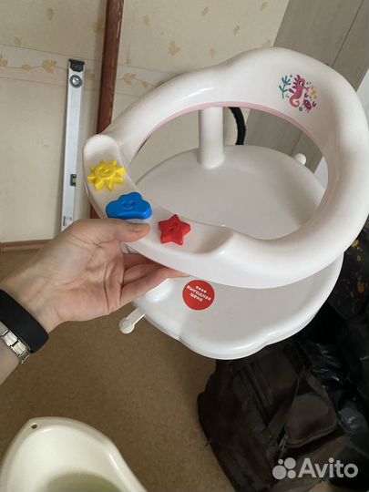 Ванночка для купания с горкой