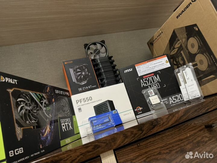 Игровой пк RTX 3070, Ryzen 5 5600, 16DDR4,M2 nvme