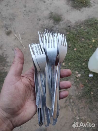 Советские алюминиевые вилки
