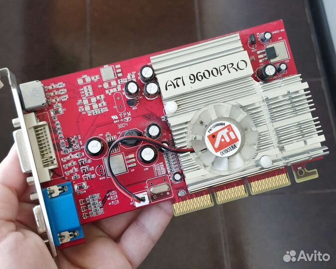 Видеокарта Ati Radeon 9600pro agp