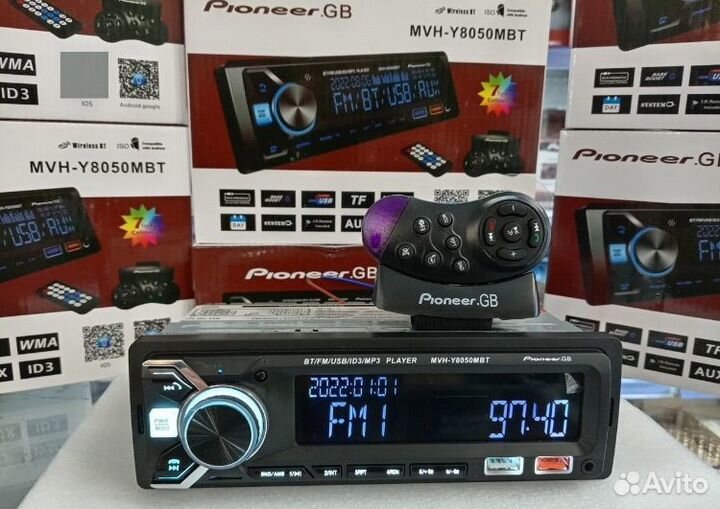 Магнитола pioneer gb mvh-y8050mbt с bluetooth