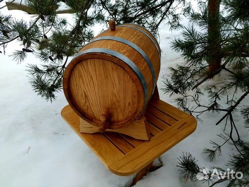 Бочка дубовая