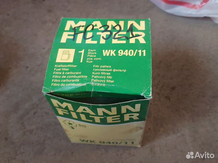 Топливный фильтр Mann