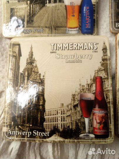 Набор бирдекелей Belgian beer club