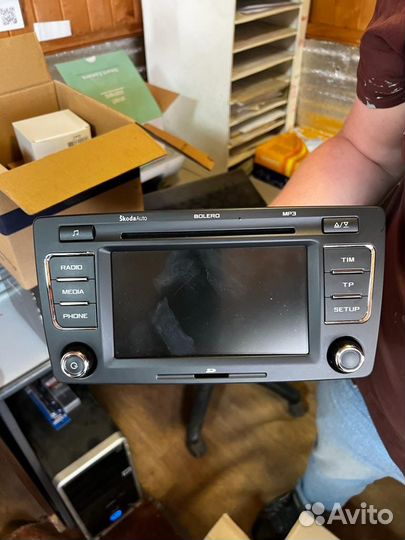 Магнитола bolero skoda octavia a5