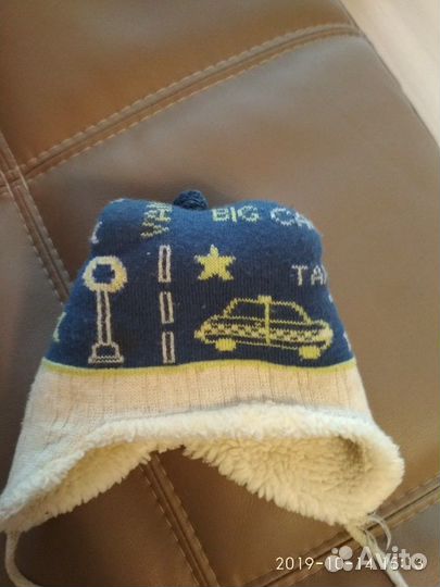 Шапка зимняя, демисезонная, варежки