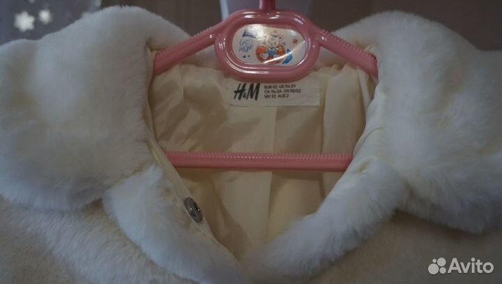 Шубка H&M 86-92см