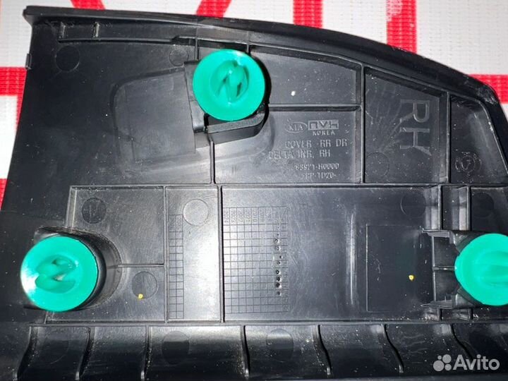 Накладка на дверь задняя правая Kia Rio 4 FB G4FG