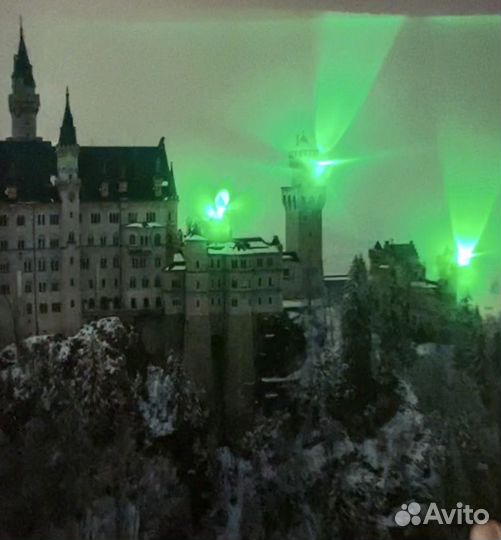 Картина с подсветкой интерьерная