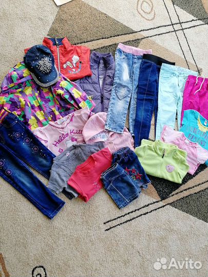 Вещи пакетом на девочку 98-104