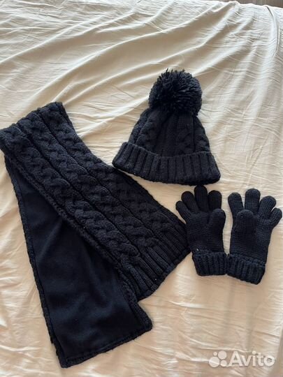 Шапка шарф перчатки next