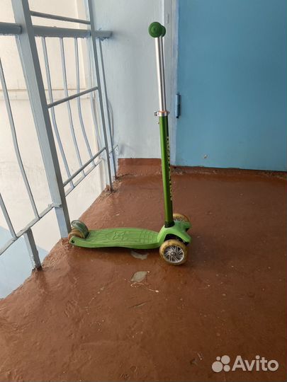Самокат детский трехколесный бу