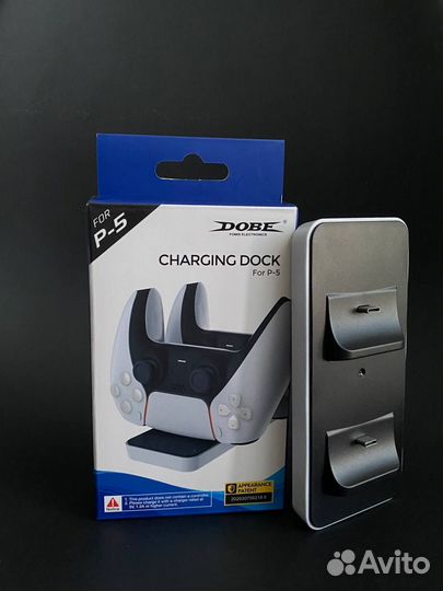 Зарядная станция для джостиков PS5 dobe