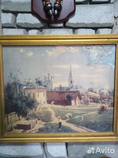 Картина московский дворик