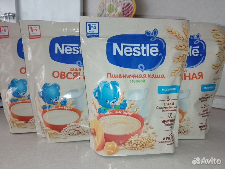 Молочные каши Нестле