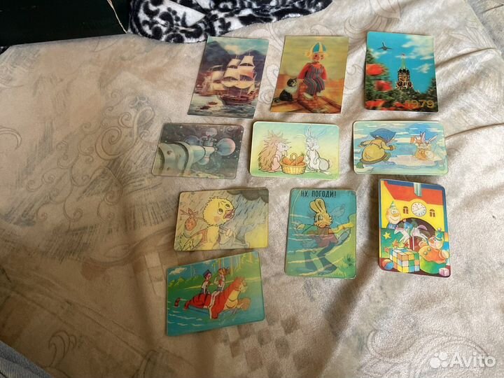 Календарики (обычные и переливные) 1968-2004г.г