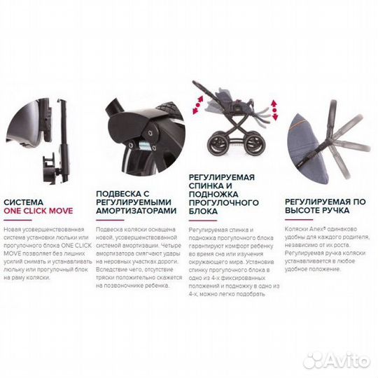 Коляска Anex Cross 3 в 1