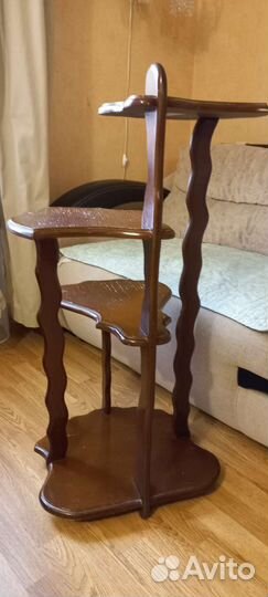 Подставка для цветов напольная деревянная