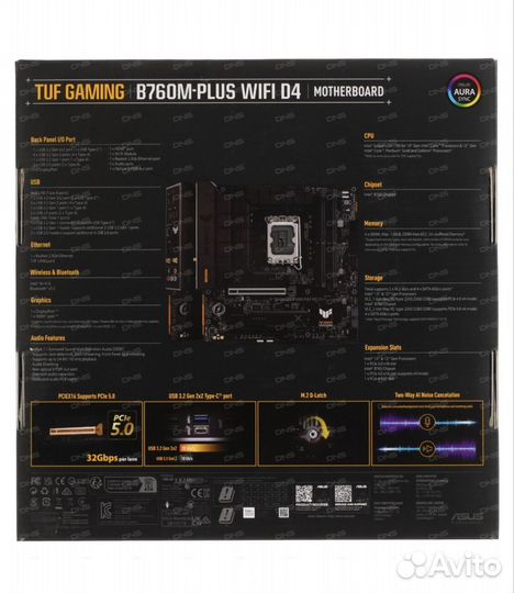 Материнская плата Asus Tuf B760M-Plus WiFi