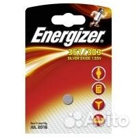 Батарейка Energizer 357 303 SR1154SW серебрянно-ц