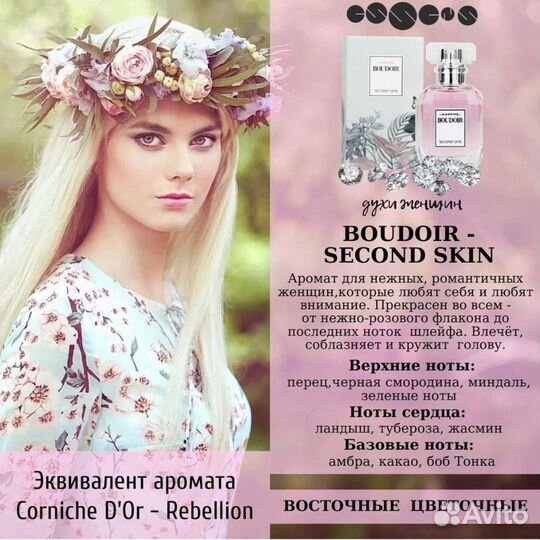 Духи boudoir, оригинал