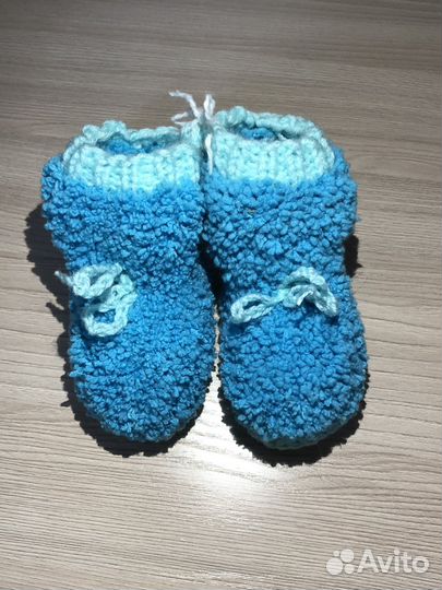 Пинетки вязаные ручной работы