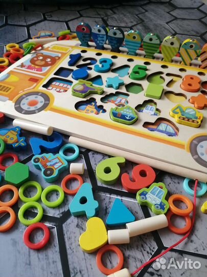 Развивающие деревянные игрушки