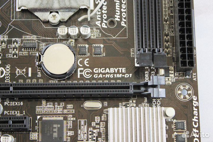 Материнская плата 1155 Gigabyte GA-H61M-D1