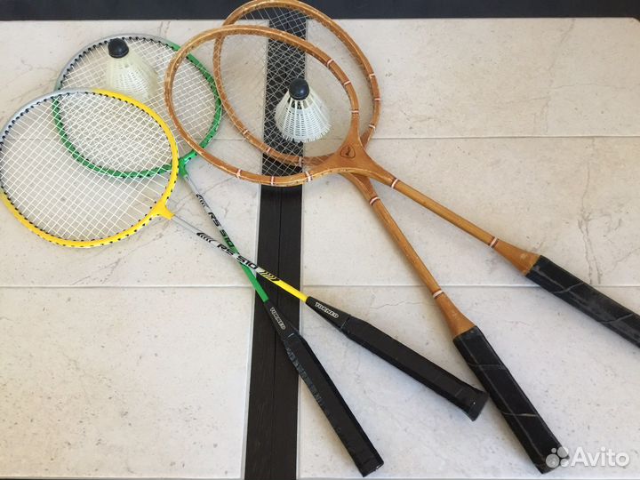 Ракетки для бадминтона Белка 2шт./ СССР