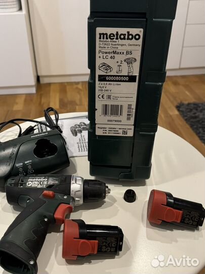 Шуруповерт metabo