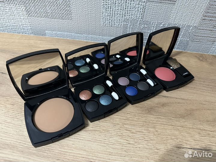 Chanel косметика пудра тени румяна