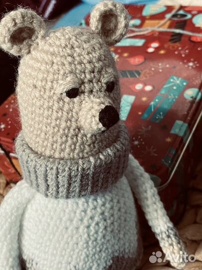 Вязаный мишка