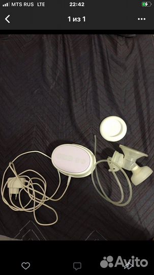 Молокоотсос avent электрический