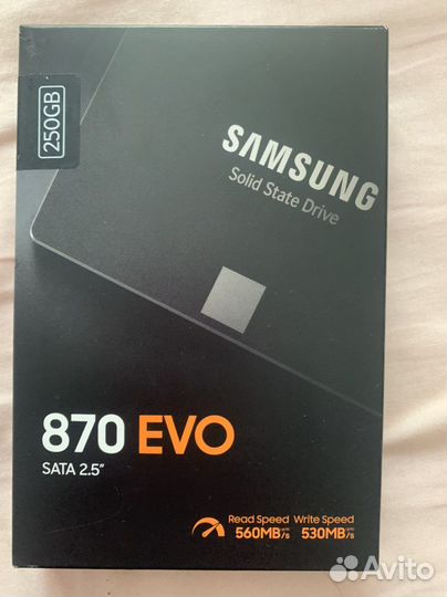 Ssd Samsung 870 evo 250gb