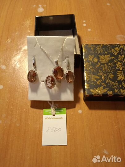 Серьги серебро