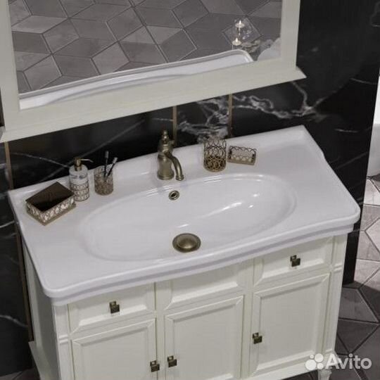 Мебель для ванной Опадирис Кантара 105 слоновая кость