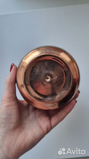 Ваза конфетница медь