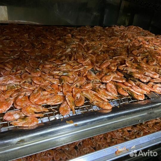 Вяленая креветка с хреном и горчицей