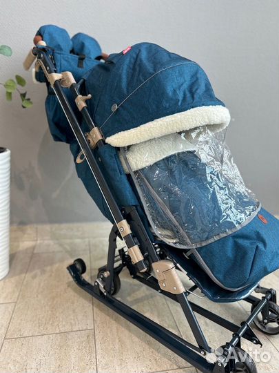 Детские санки на Колесах Ника 7-8К