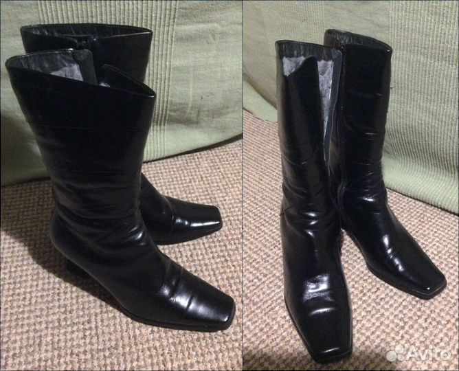 Зимние сапоги, размер 37,5-38