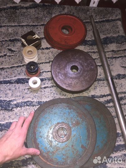 Штанга с блинами