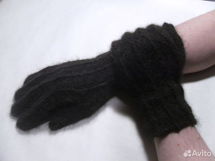 Перчатки мужские из собачьей шерсти Классика