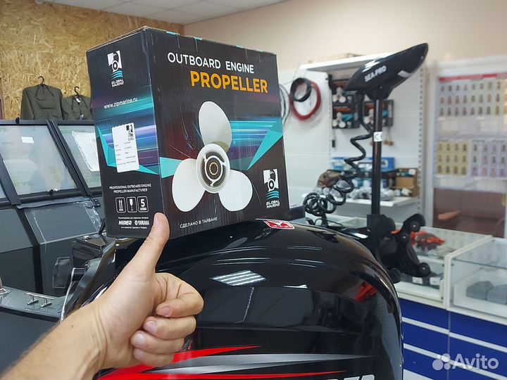 Лодочный Мотор Hidea hd40fes+винт+масло