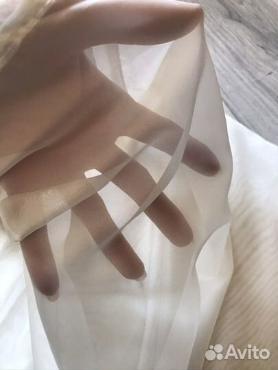 Шелковая вуаль высота 320 см