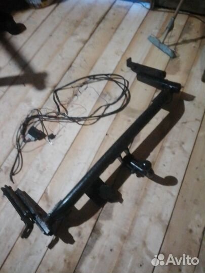 Фаркоп на Рено Симбол, с проводкой