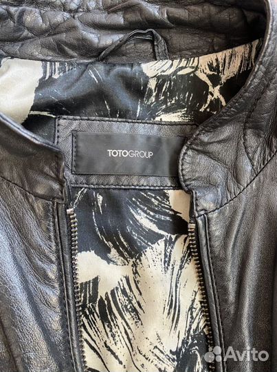 Кожаная куртка натуральная кожа 44 46
