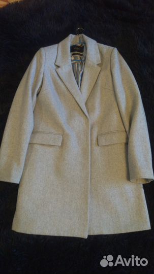 Пальто серое 42 размер
