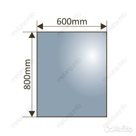 Зеркало Melana mln-led024 Хром