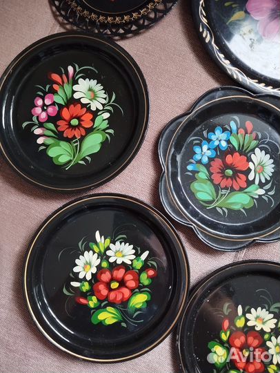 Подносы жостово СССР 8шт